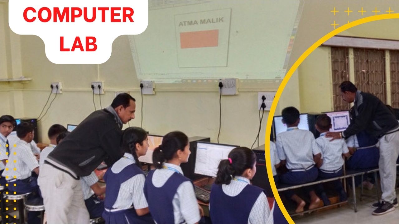 Digital computer lab at Atma Malik campus