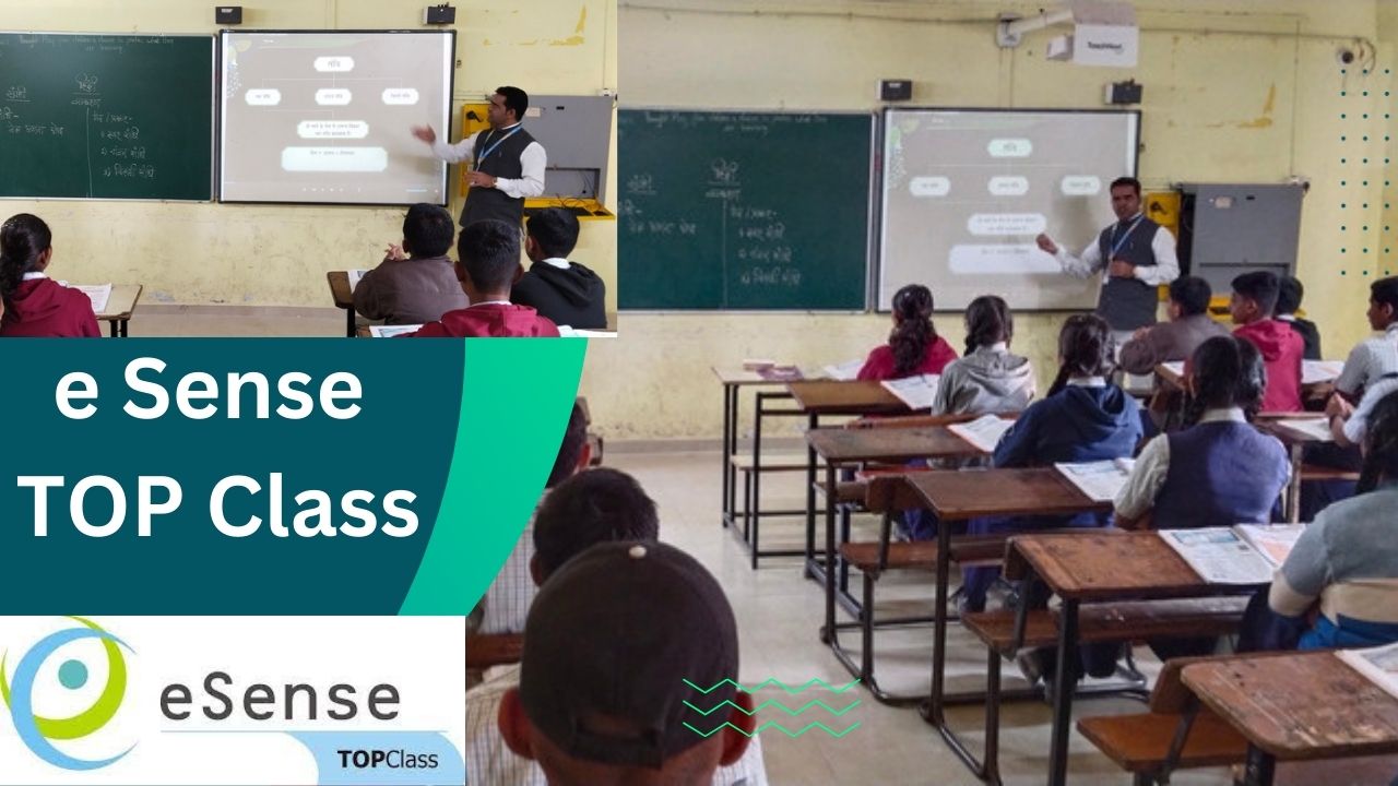 Students in a digital classroom